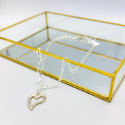 Collar Corazon organico