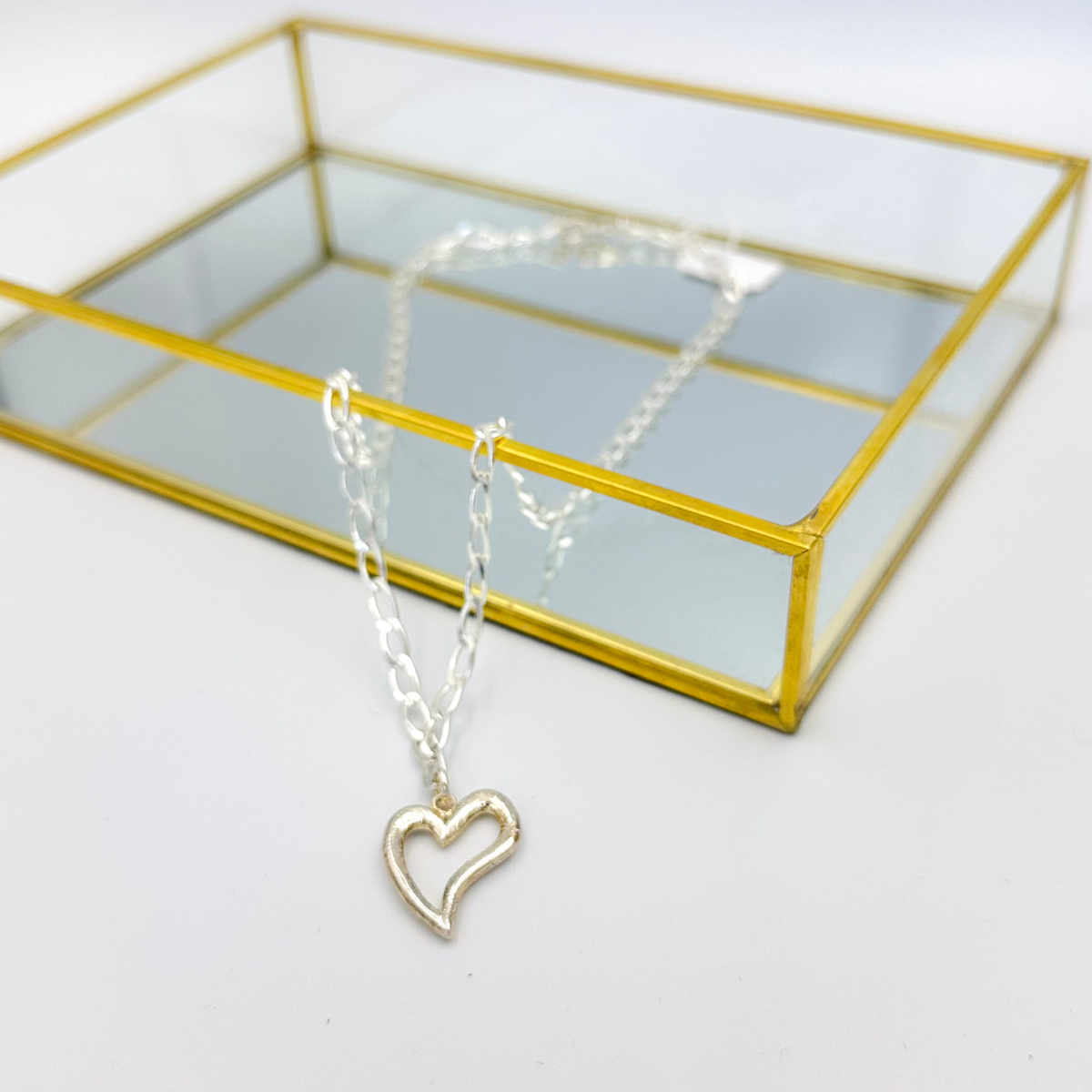 Collar Corazon organico