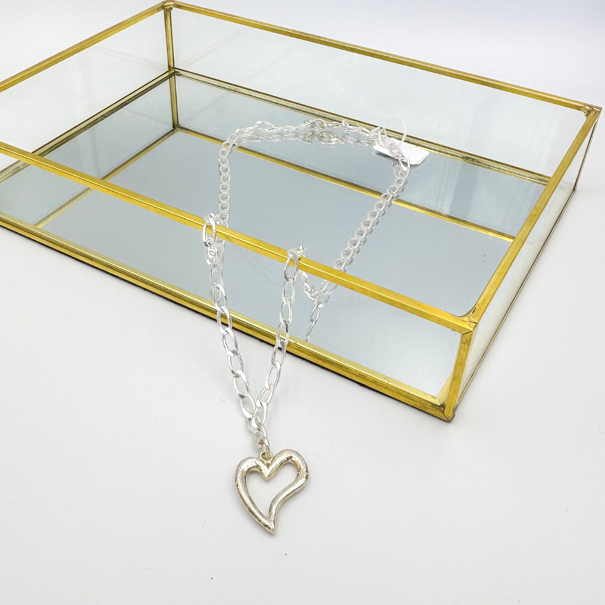 Collar Corazon organico