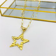 Collar Estrella martillada