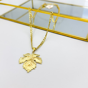 Collar Hoja nervadura