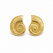 Aros Caracola Dorada