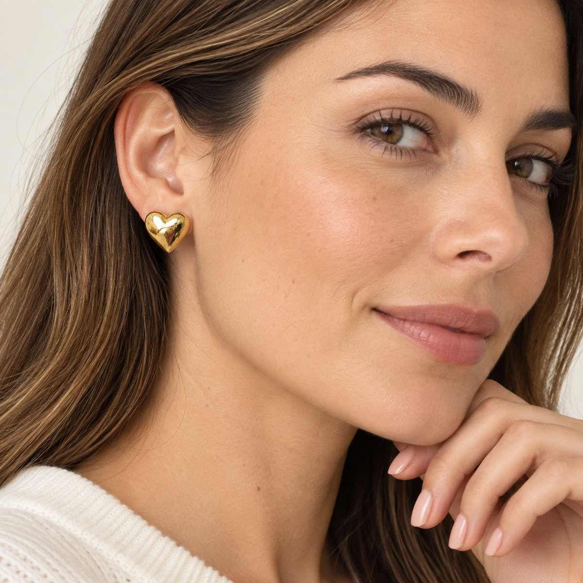 Aros Corazón Luisa