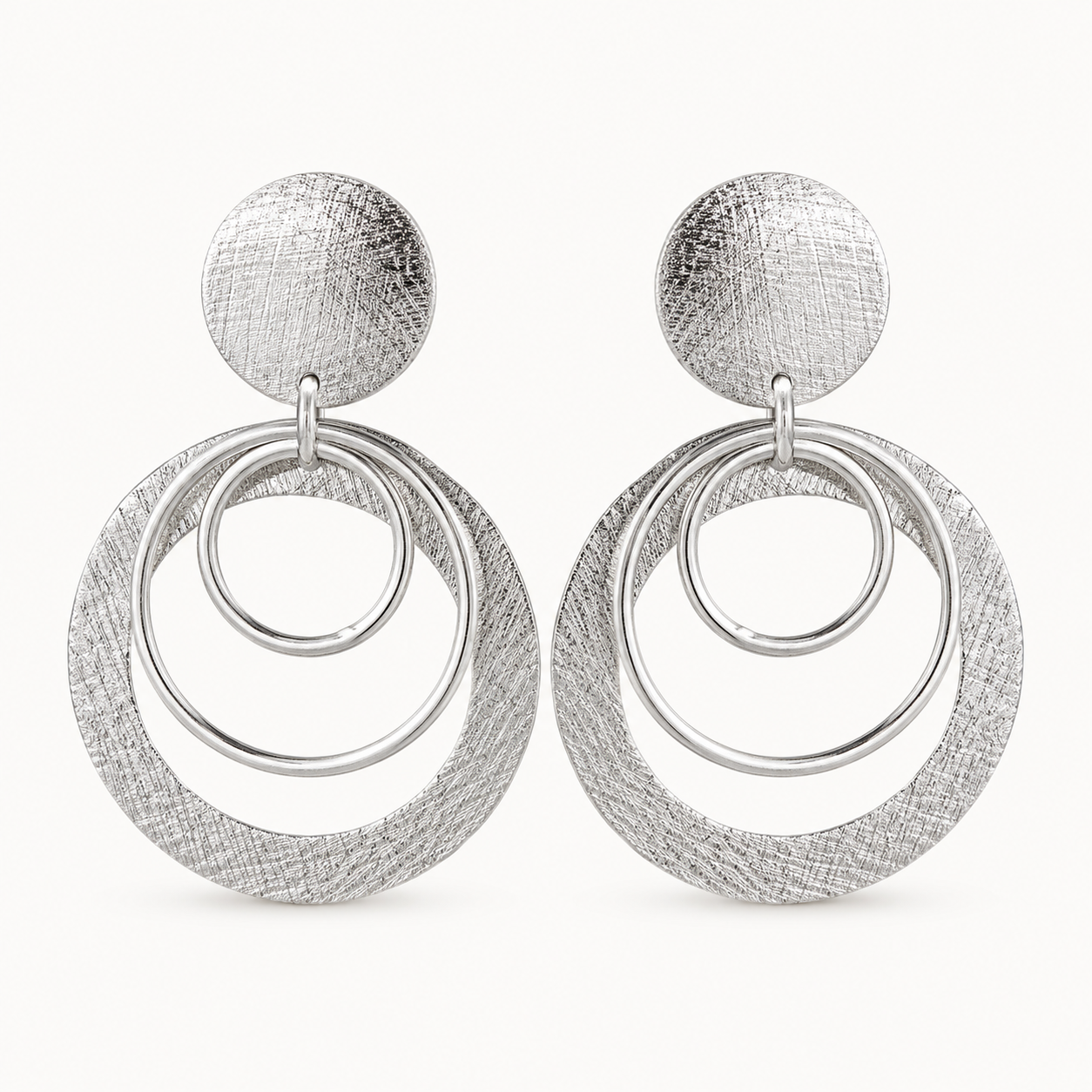 Aros orbitas circulos plata