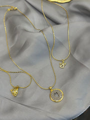Collar fino oro