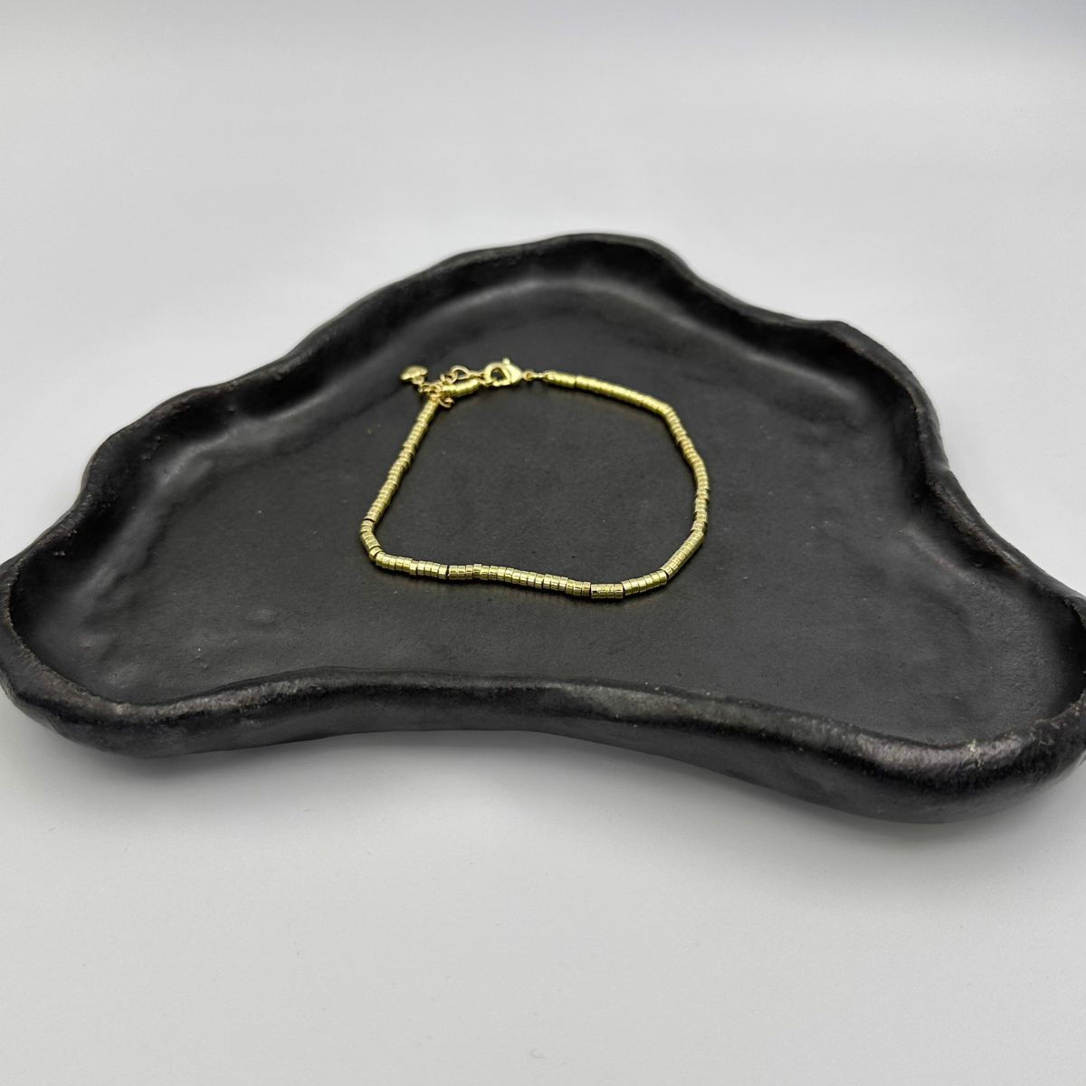 Pulsera de mostacillas enchapadas en oro2
